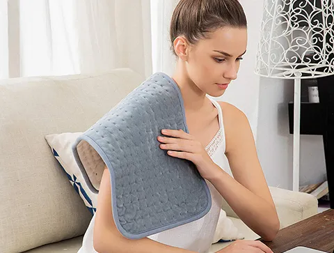 Flanellen verwarmingspad